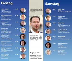 Vortragsplan Messe Invest 2016 Vortragsplan Messe Invest 2016